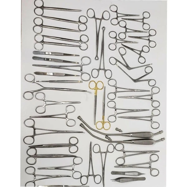 105 Pcs Major Basic Surgery Set Surgical Instruments Kit German Grade