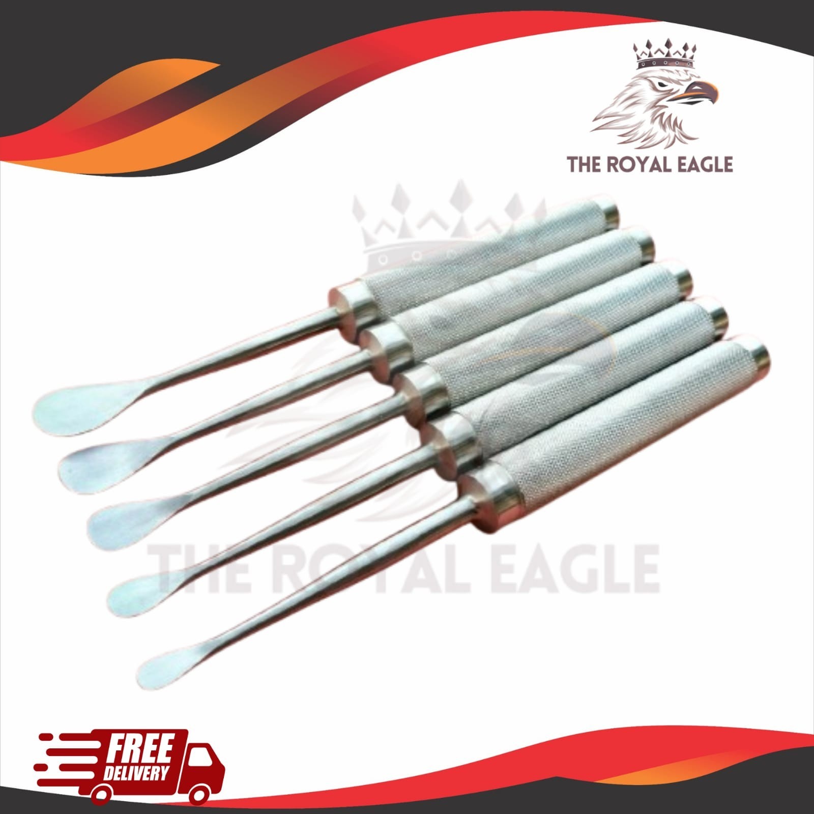 Spinal Cobb Elevator Set 5pcs 9-25mm Orthopedic Surgical Instrument 28cm