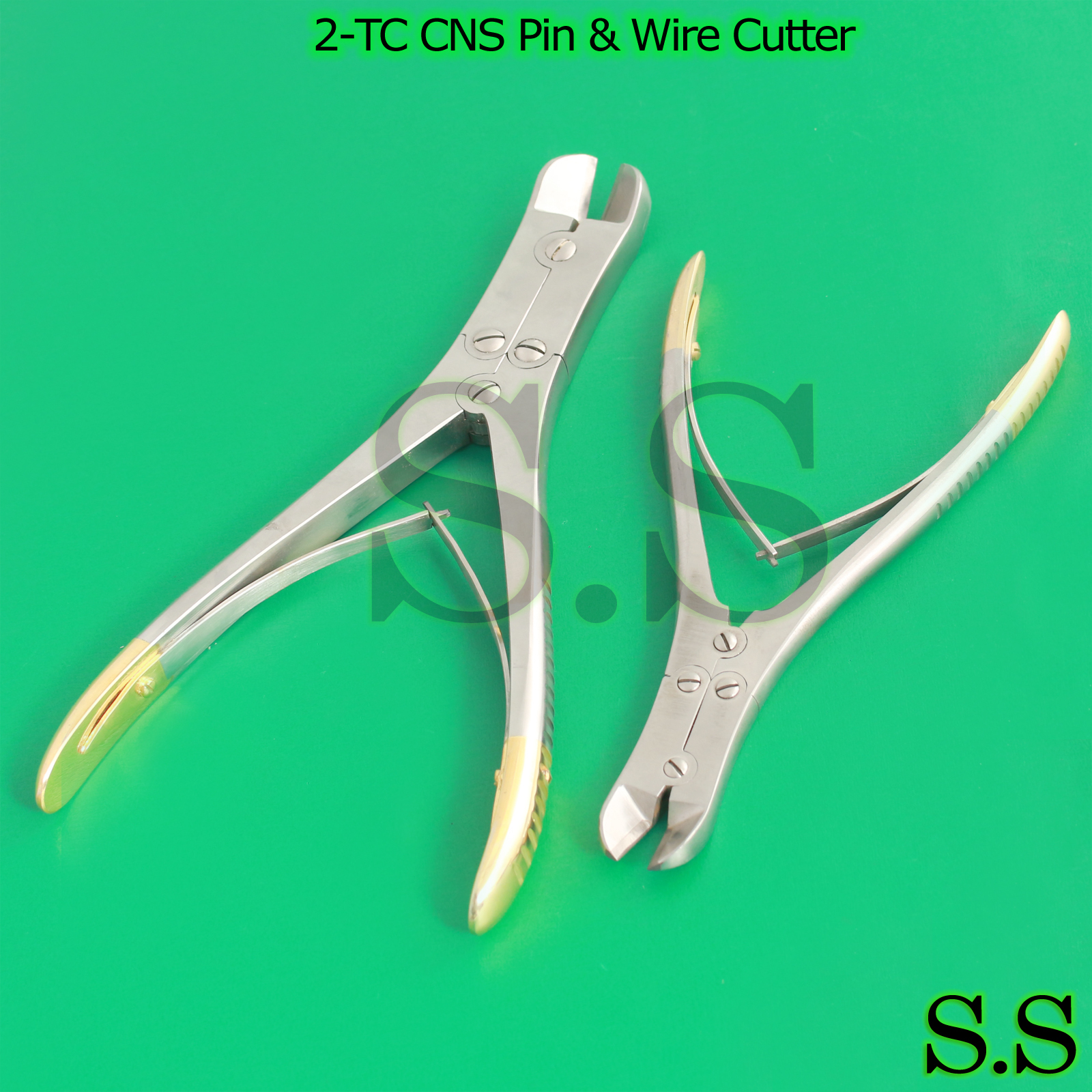 2-TC CNS Pin & Wire Cutter 7″& 9″ Angled Orthopedic Instruments