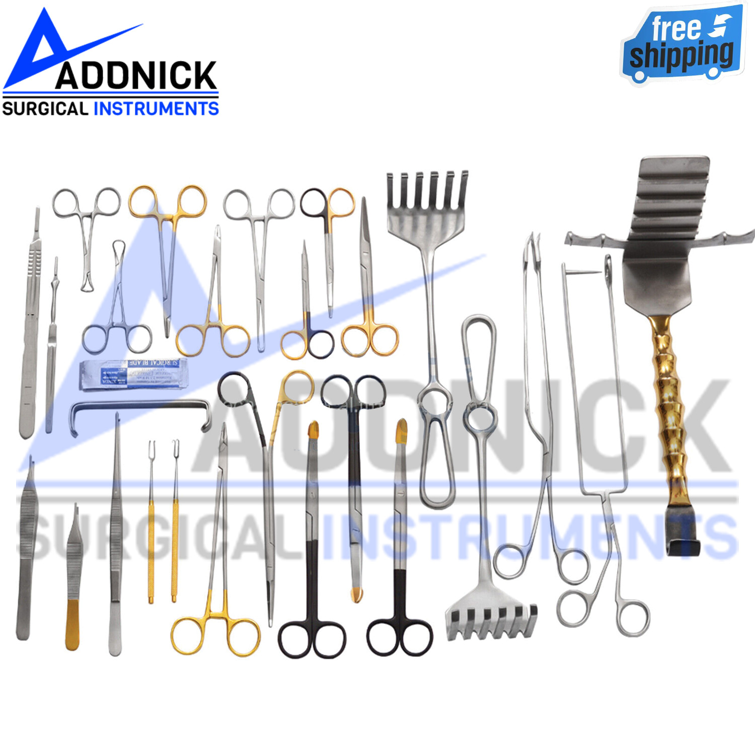Abdominoplasty Tummy Tuck Surgery Set Of 30 Pcs Plastic Surgery Instruments