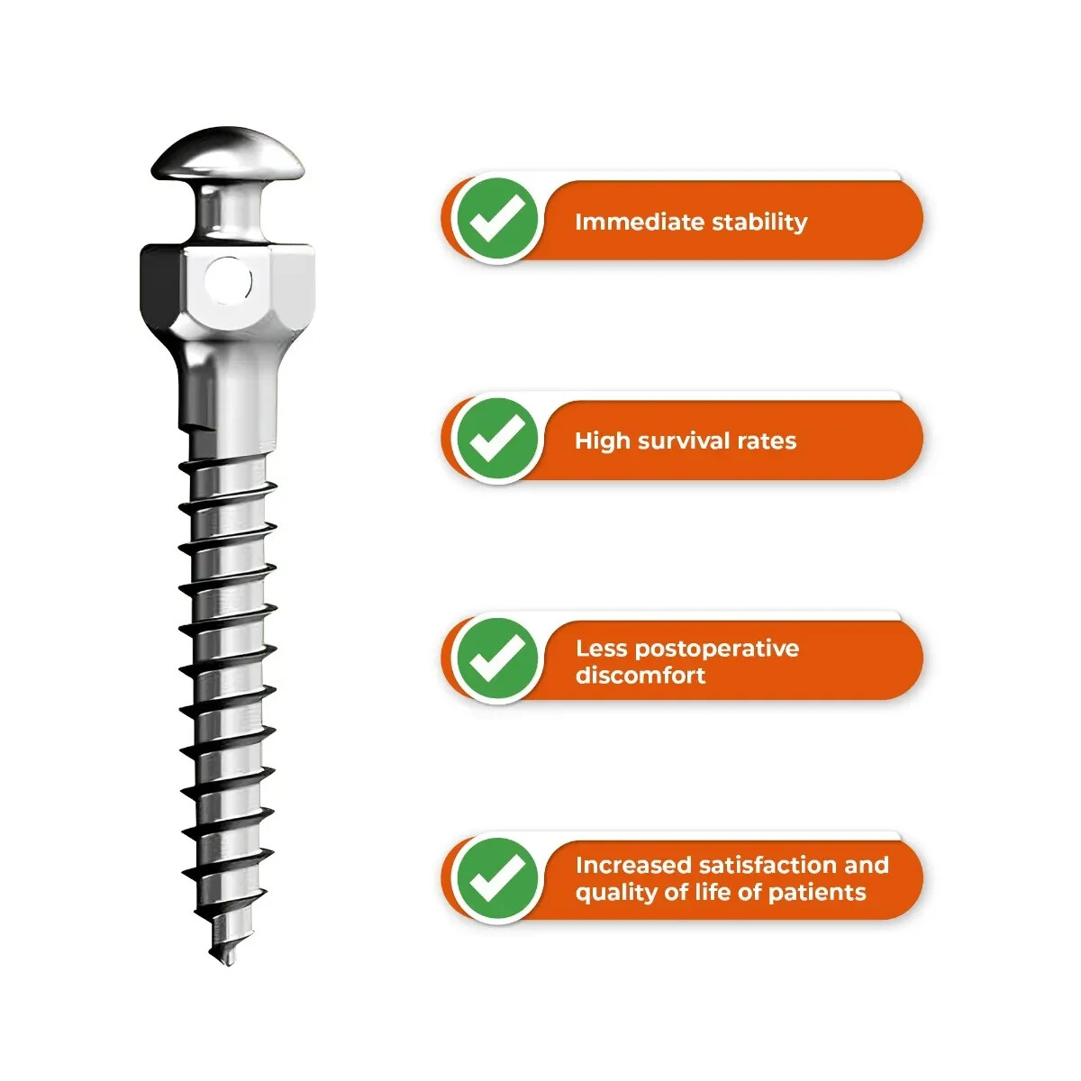 UU Ortho Titanium Mini Implant Free Shipping Worldwide
