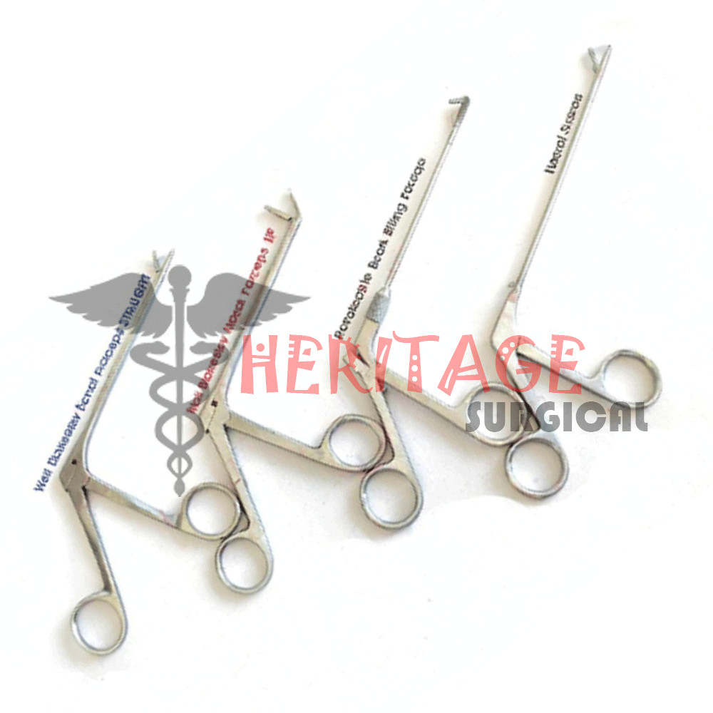 Fess Instruments 4 PCs Set Endoscopic Sinus Surgery ENT Instruments