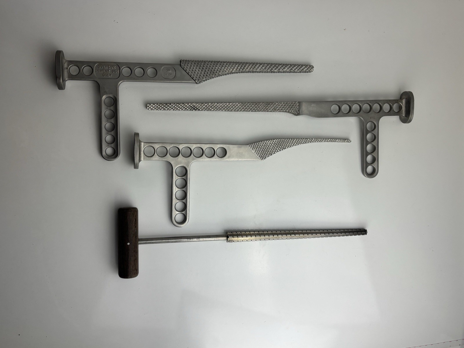 Tapered Reamer w Bone Rasps 3M IM05 IN01 IF04 IF02 Lot 4 Pieces