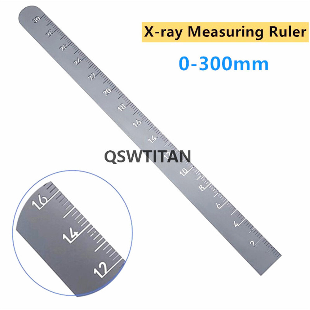 X-ray measuring ruler perspective development film measuring tool caliper