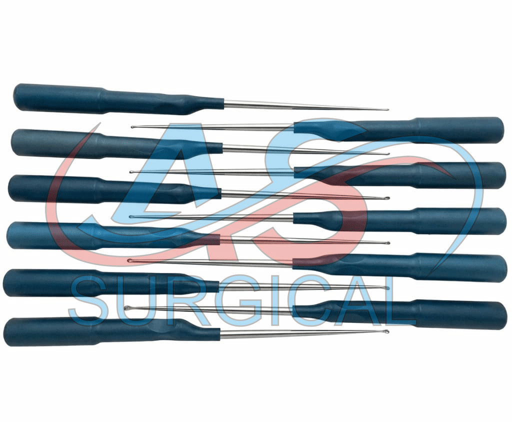 Set of 11 Codman MicroSect Curettes MIS Spine Curettes Cervical Neuro Orthopedic