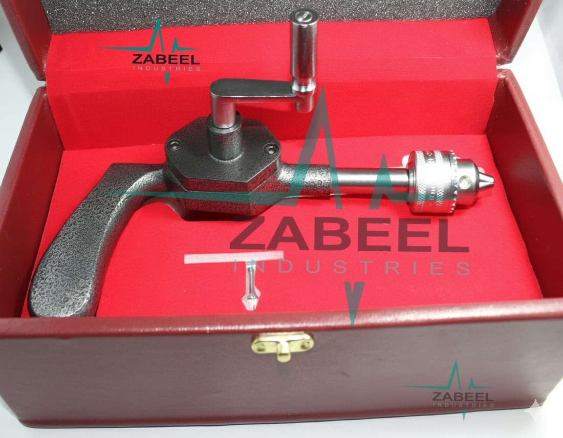 Bone universal Drill with S.S Closed Geard With Case orthopedics Instruments