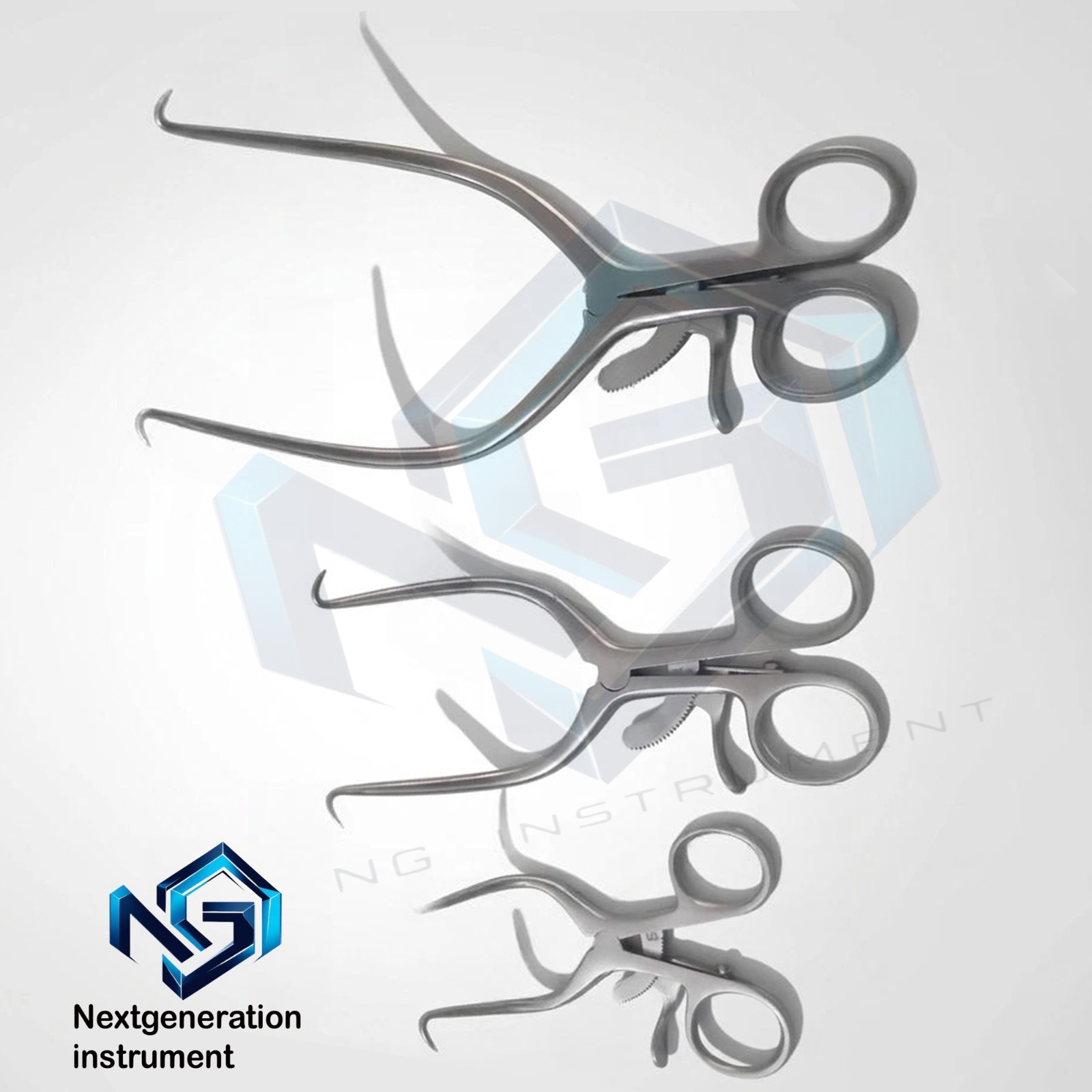Veterinary Gelpi Retractors 3pc Set 3.5″ 5.5″ 7″ Sharp Surgical Instruments