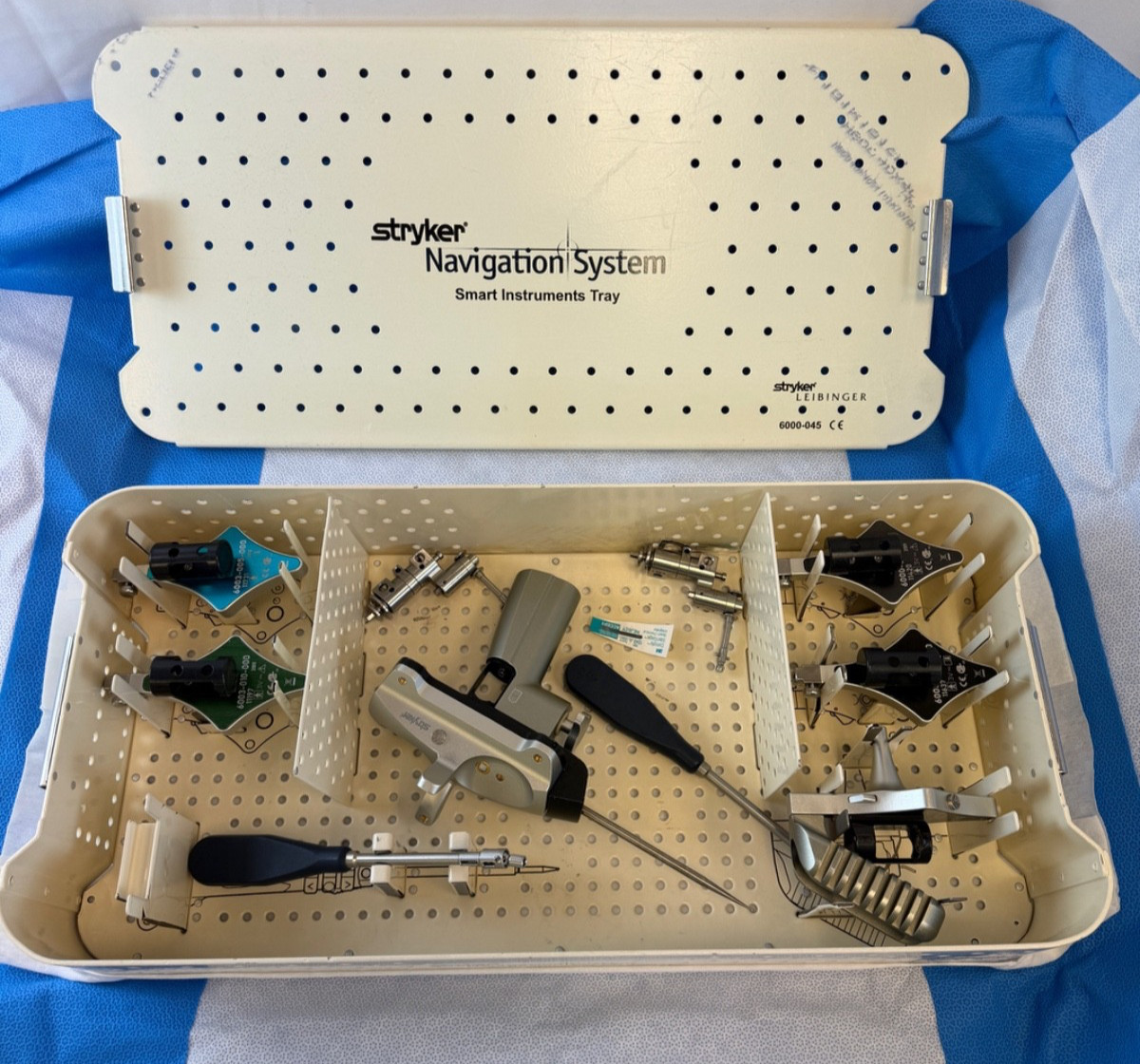 Stryker Navigation Access 001 Smart Instruments Tray w/ Case Orthopedics