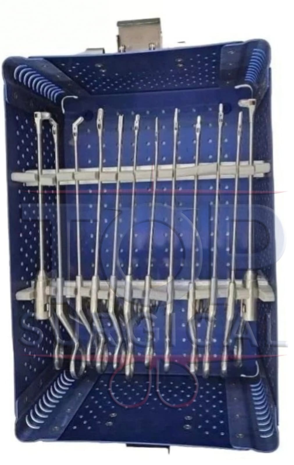 Arthroscopy Forceps Set knee surgery set with blue sterilization Box