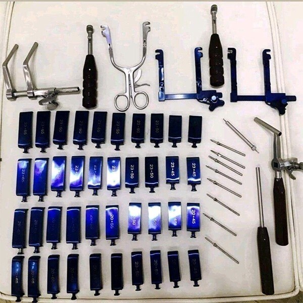 Caspar Cervical Distractor Screw Neurosurgical Orthopedic Instrument, 57 pcs