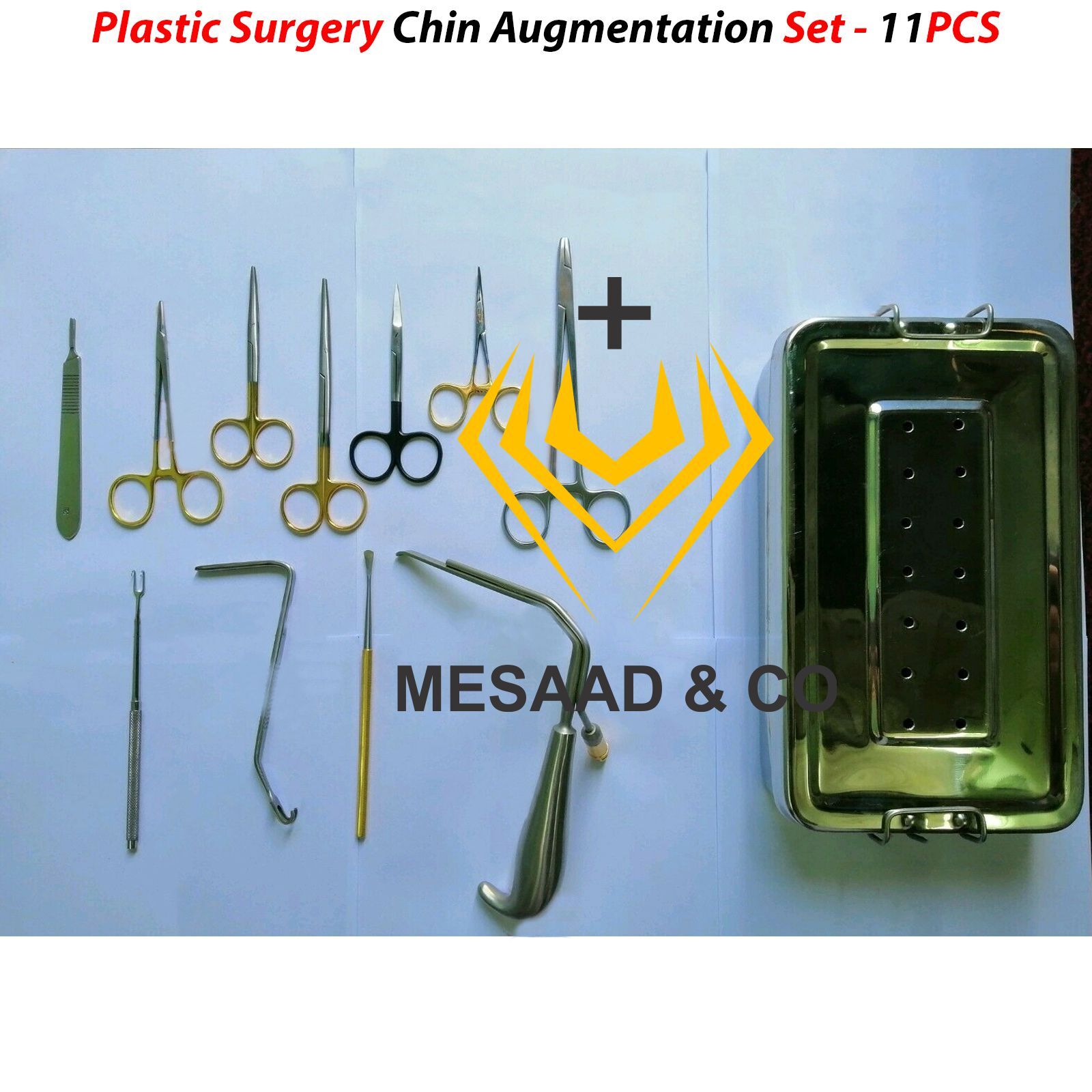 OR Grade Chin Augmentation 11 Pcs Set Reusable Plastic Surgery CE