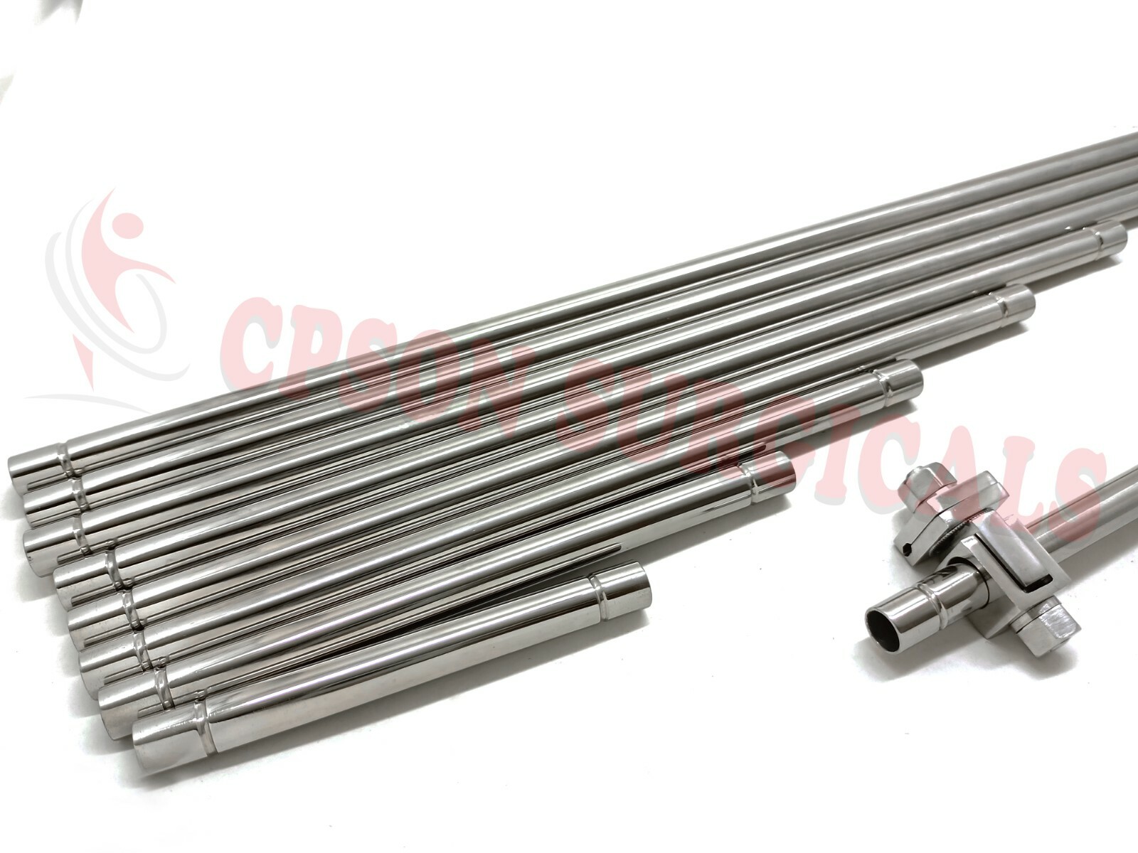 Tubular Rod 4 Inch to 20 inch Set of 18pcs Veterinary SS Instrument