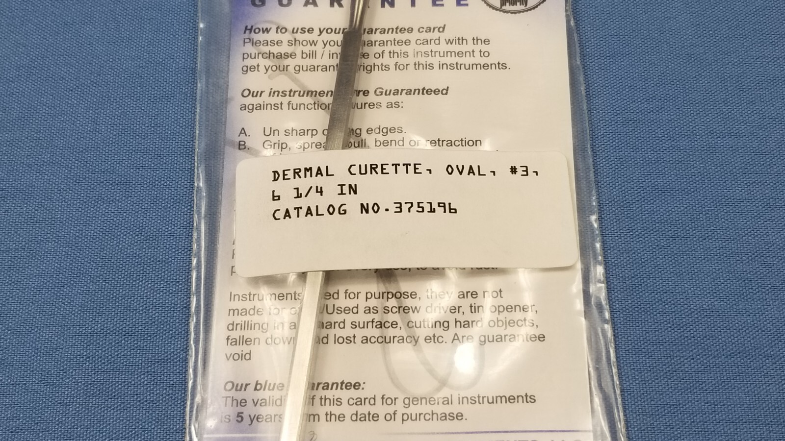 German Stainless Steel Fox Dermal Curette 375196