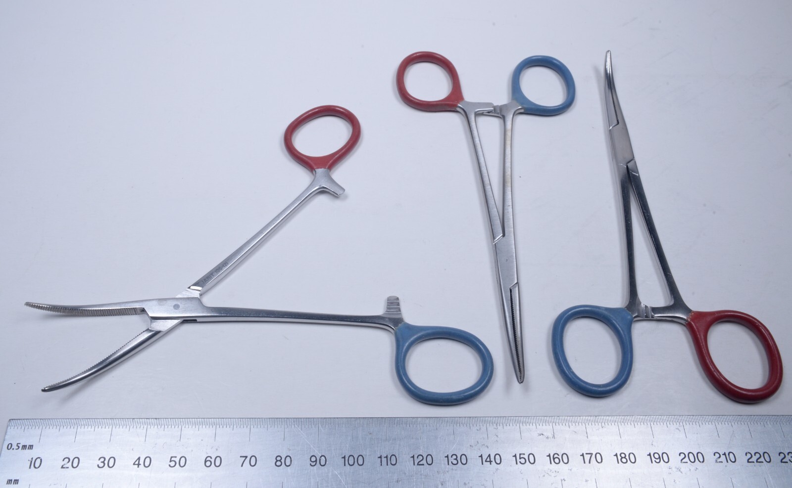 3x Integra Jarit #106-121 Crile Curved Forceps 5¾” Stainless Steel Surgical
