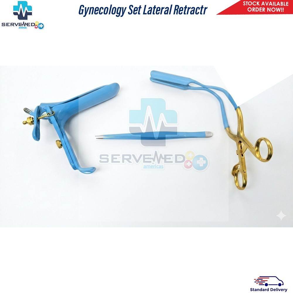 Gynecology Set Lateral Retractr Grave Vaginal Speculum DissectingTweezer Surgica