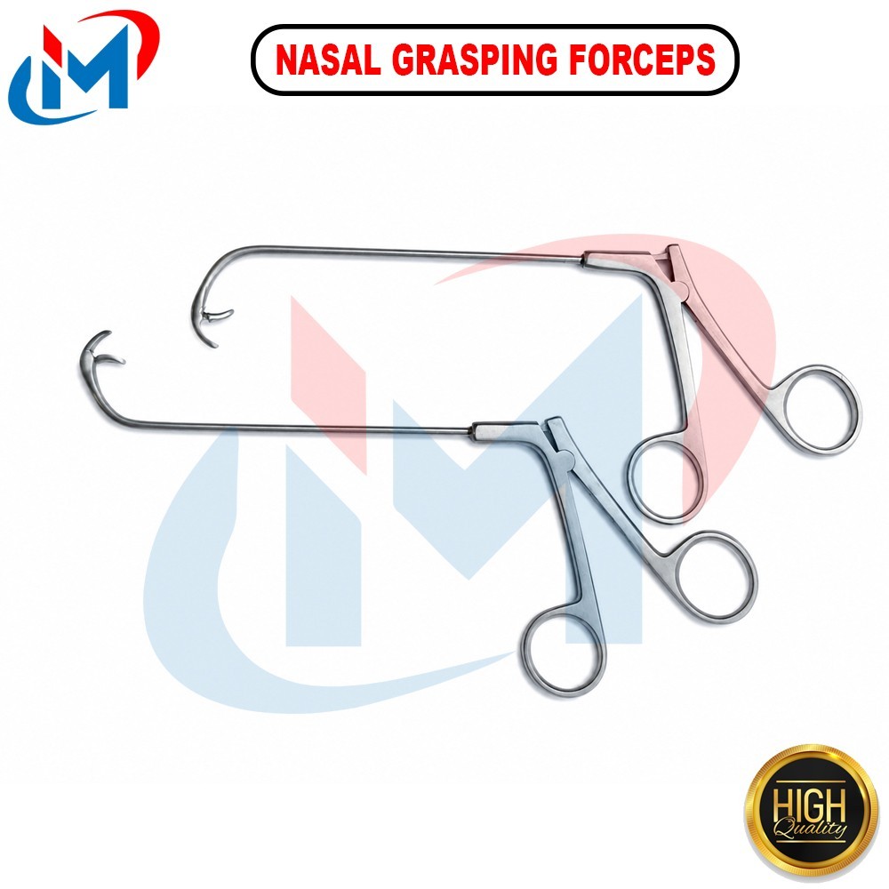 Sinus Nasal Grasping Forceps Curved Downward & Upward Rhinoscopy ENT Fess