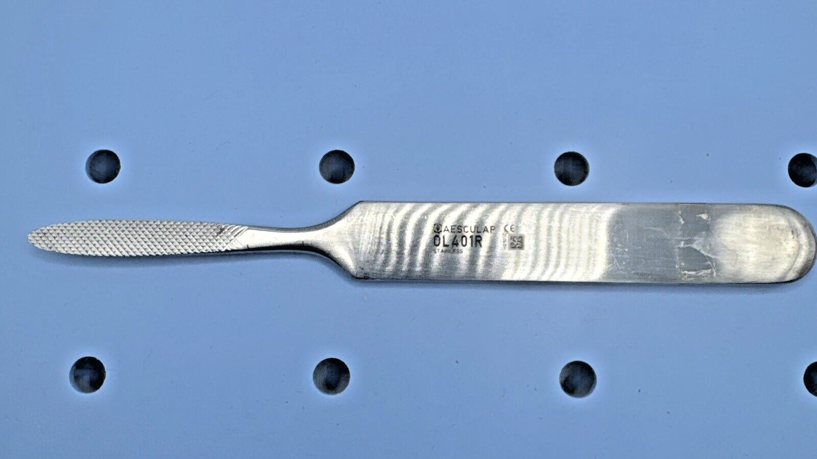 Aesculap OL401R Joseph Bone Rasp, Straight, Serrated, 7.5mm, 165mm
