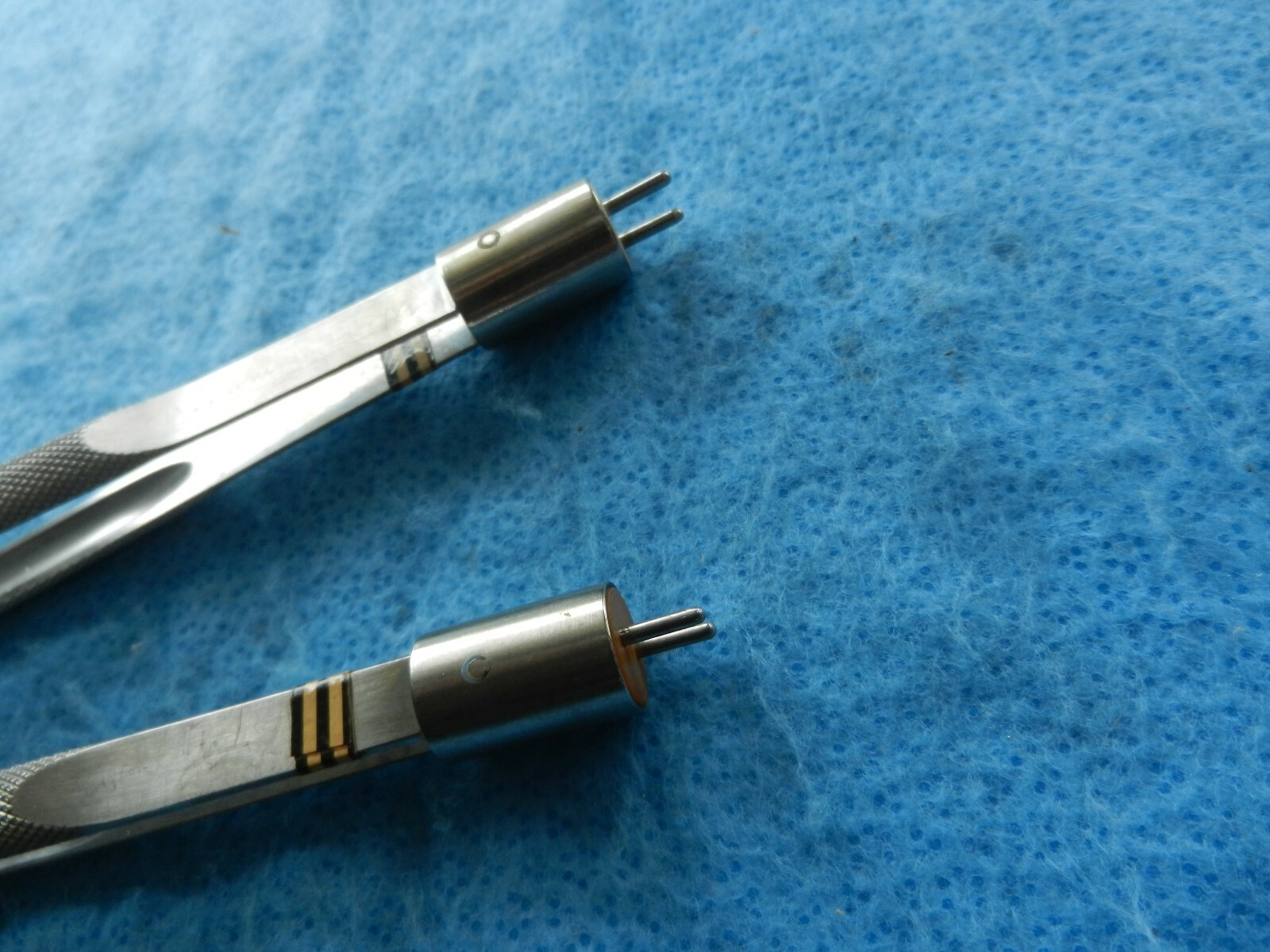 V. Mueller Surgical 0.5mm & 0.7mm Bipolar Forceps Lot Of 2