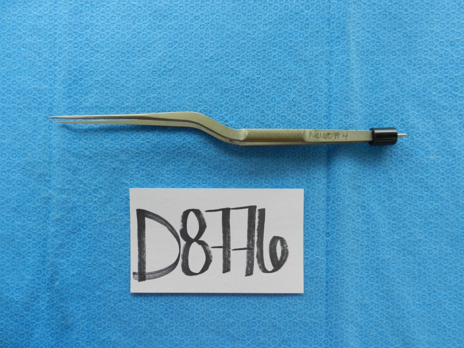D8776 Kirwan Surgical Scoville Type Bipolar Bayonet Forceps 25cm Long 12-5204NS