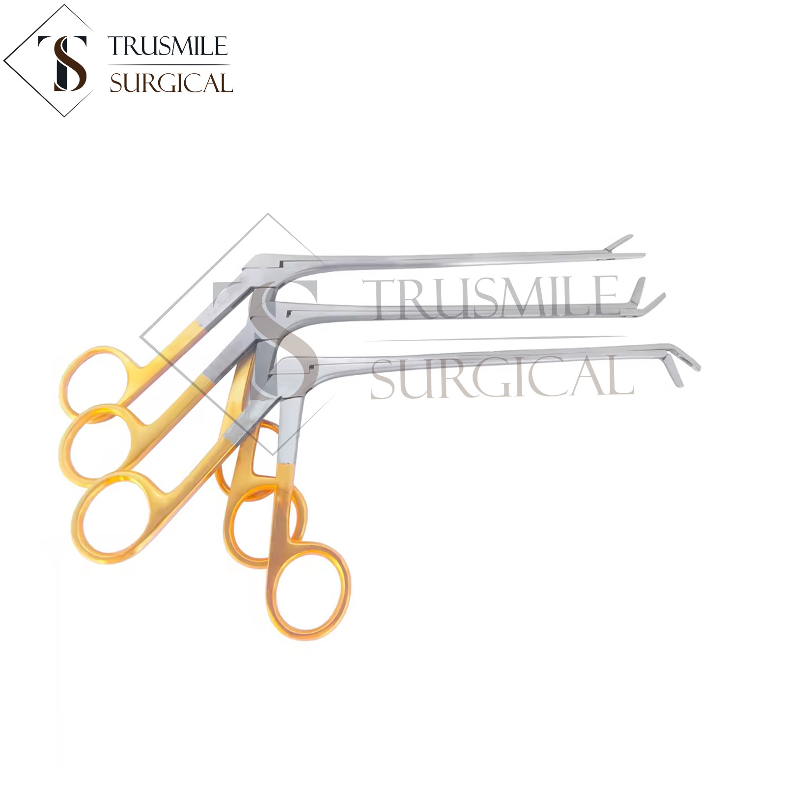 3 Pcs Caspar Intervertebral Disc Rongeur Down Straight Up Orthopedic Instruments