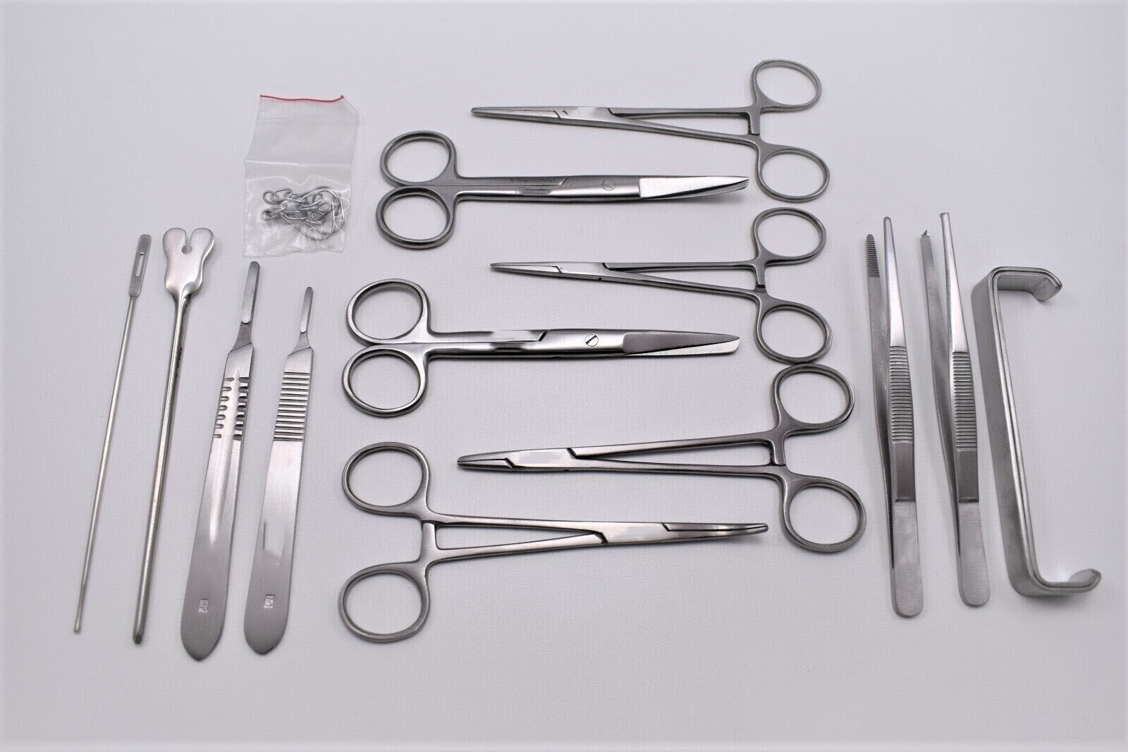 DISSECTING KIT 14 PCS STUDENT ANATOMY INSTRUMENTS MEDICAL SURGICAL LAB | TETRA