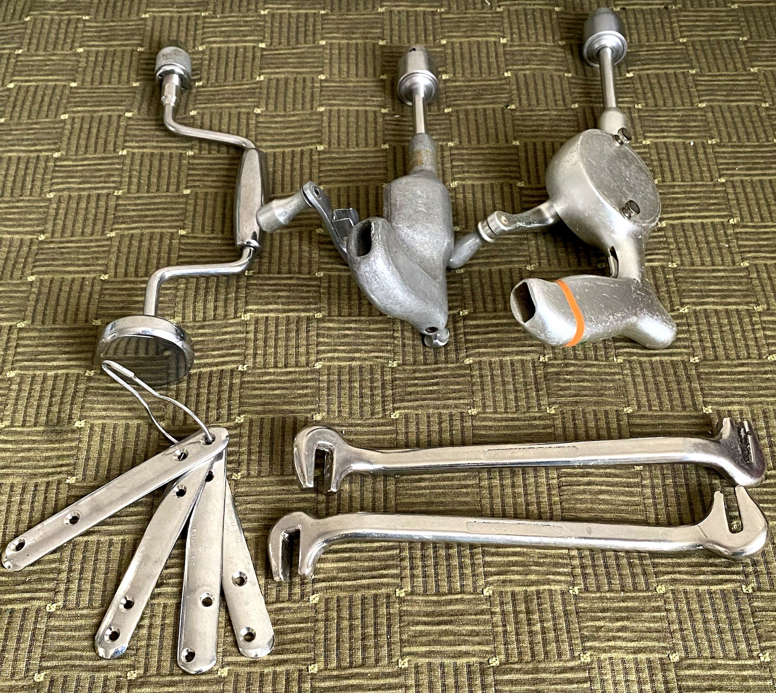 VTG 3 Orthopedic Hand Drills Bone Plates 2 Dual Head Bender Jacob Chuck Richards