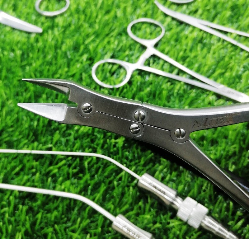 20 Pcs Extended Hand Plastic Reconstruction Surgery & Veterinary Instruments Set