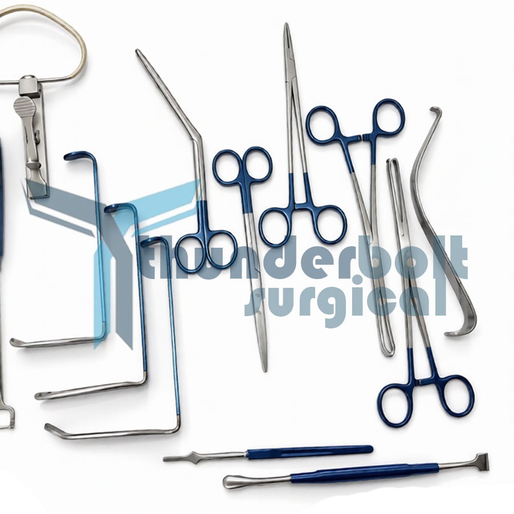 New Tonsillectomy Adenoidectomy Ent Surgical Instruments Set with Steel Box