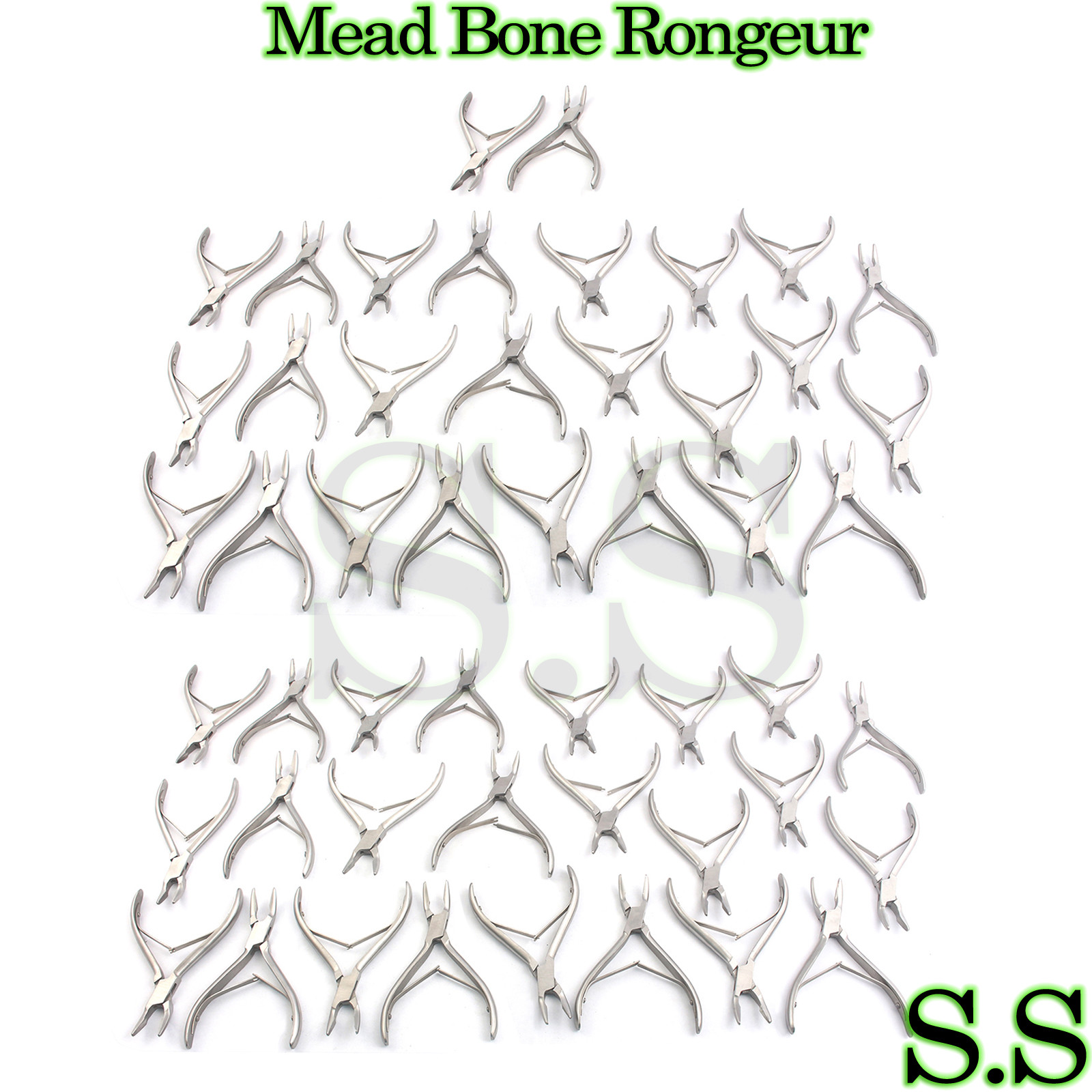 50 Pieces Mead Bone Rongeur Surgical Orthopedic Instruments