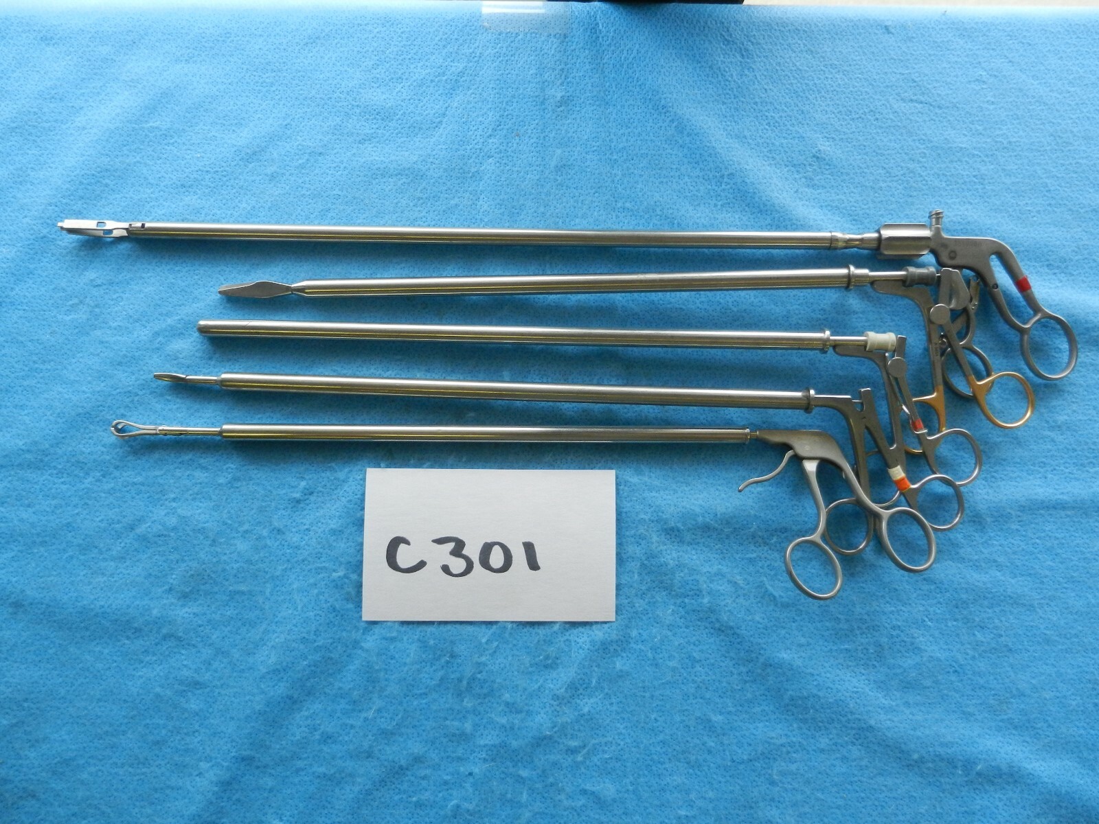 Jarit Wisap V. Mueller Surgical 10mm Lap Laparoscopic Instruments Lot Of 5