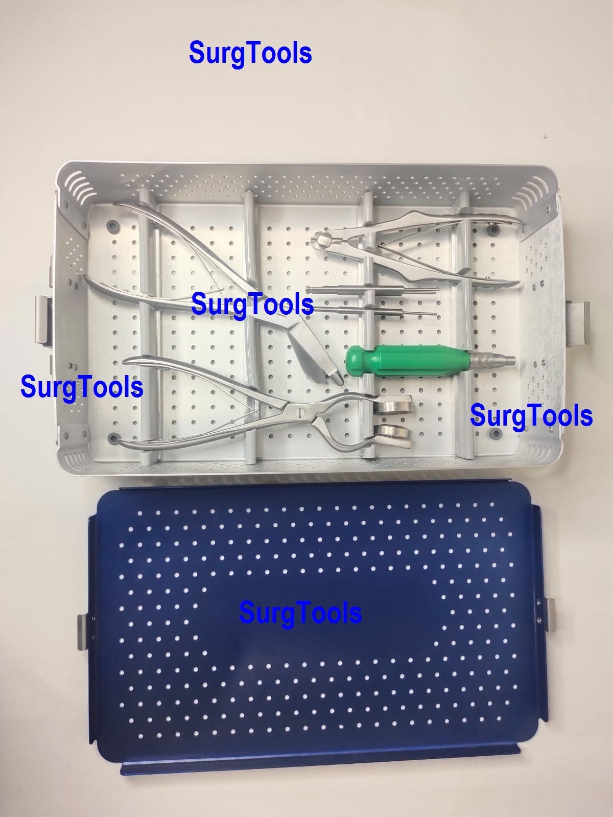 Maxillofacial Instruments Mesh Bender Mesh Cutter Mesh Scissor with Screwdriver