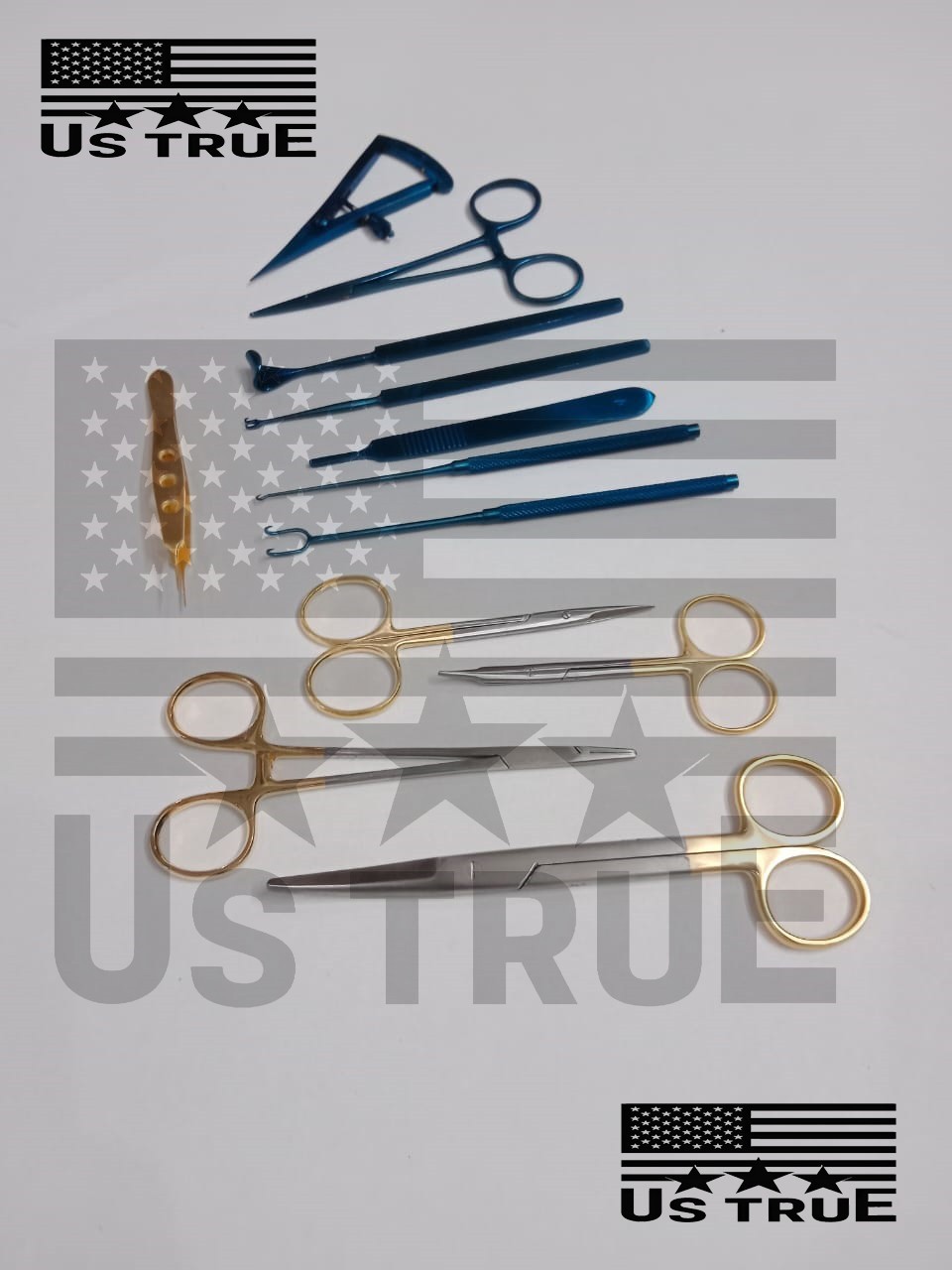 Blepharoplasty Kit,Plastic Surgery High Quality Instruments Kit Set of 11 PCs CE