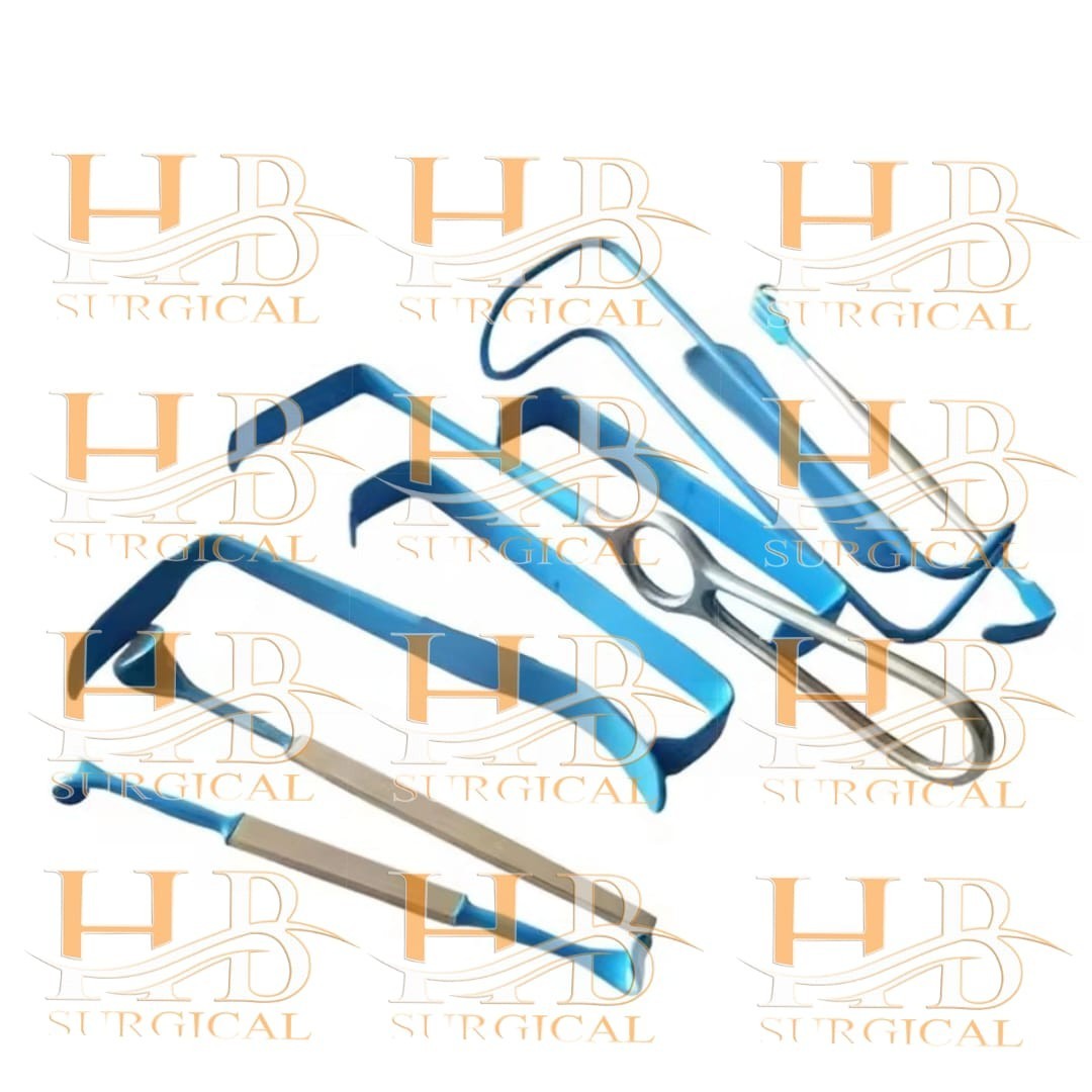 Surgical insulated Retractor set of 9 pcs,surgical instruments