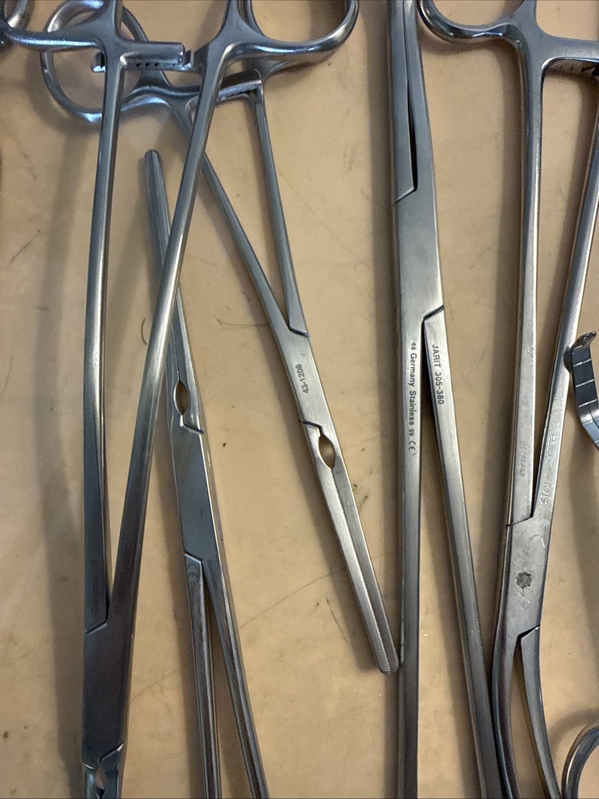 Lot of 35 Surgical Needle Holder Forceps Stainless Steel Curved Straight
