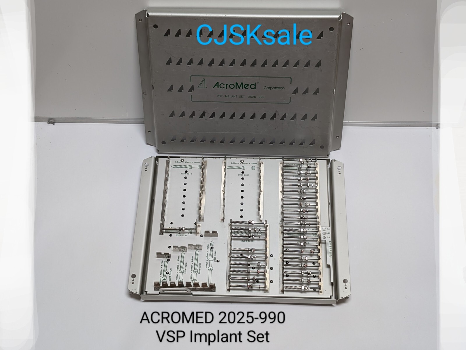 ACROMED 2025-990 VSP Implant Set (USED).