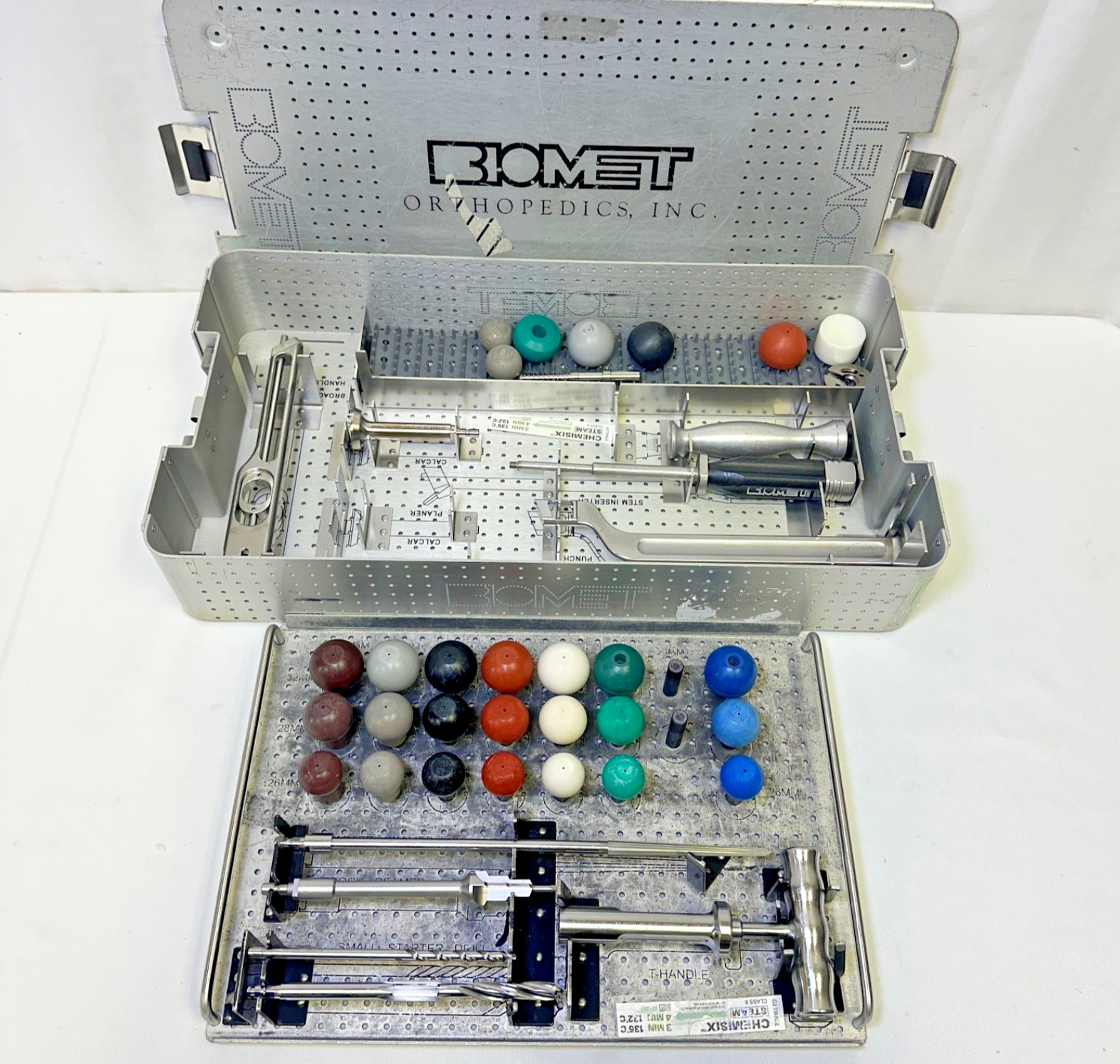 Biomet 599101 Exact Hip General Instrumentation Case One w/ Case Orthopedics