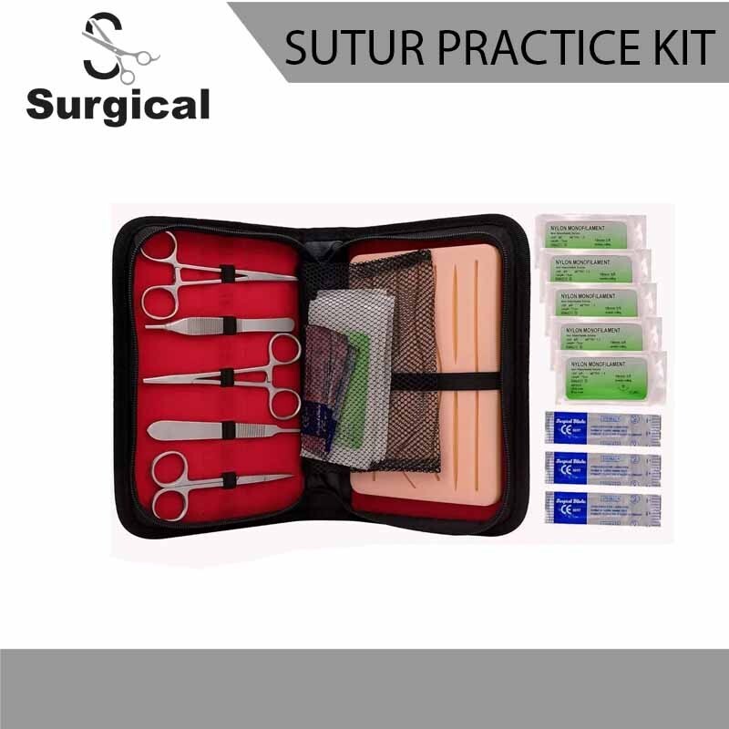 21 Pcs Advanced Suture Practice Kit | Medical Student Training + Suture Pad