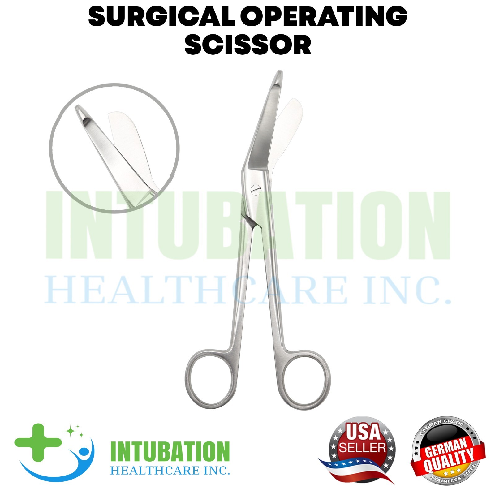 Reusable Lister Surgical Scissors 180mm Stainless Steel Surgical Instrument
