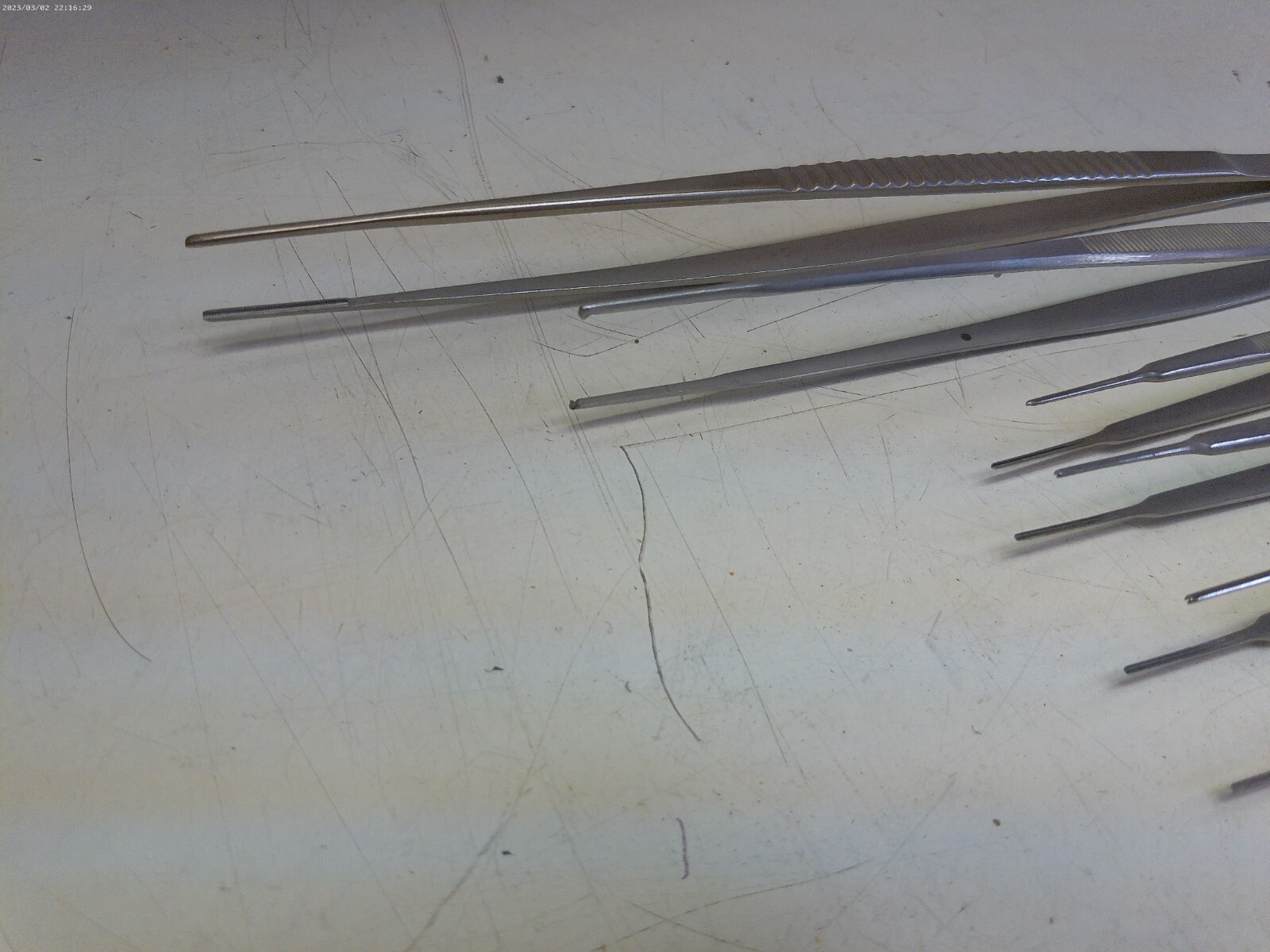 Lot 7) Assorted Pilling 35-1901 Tissue Forceps