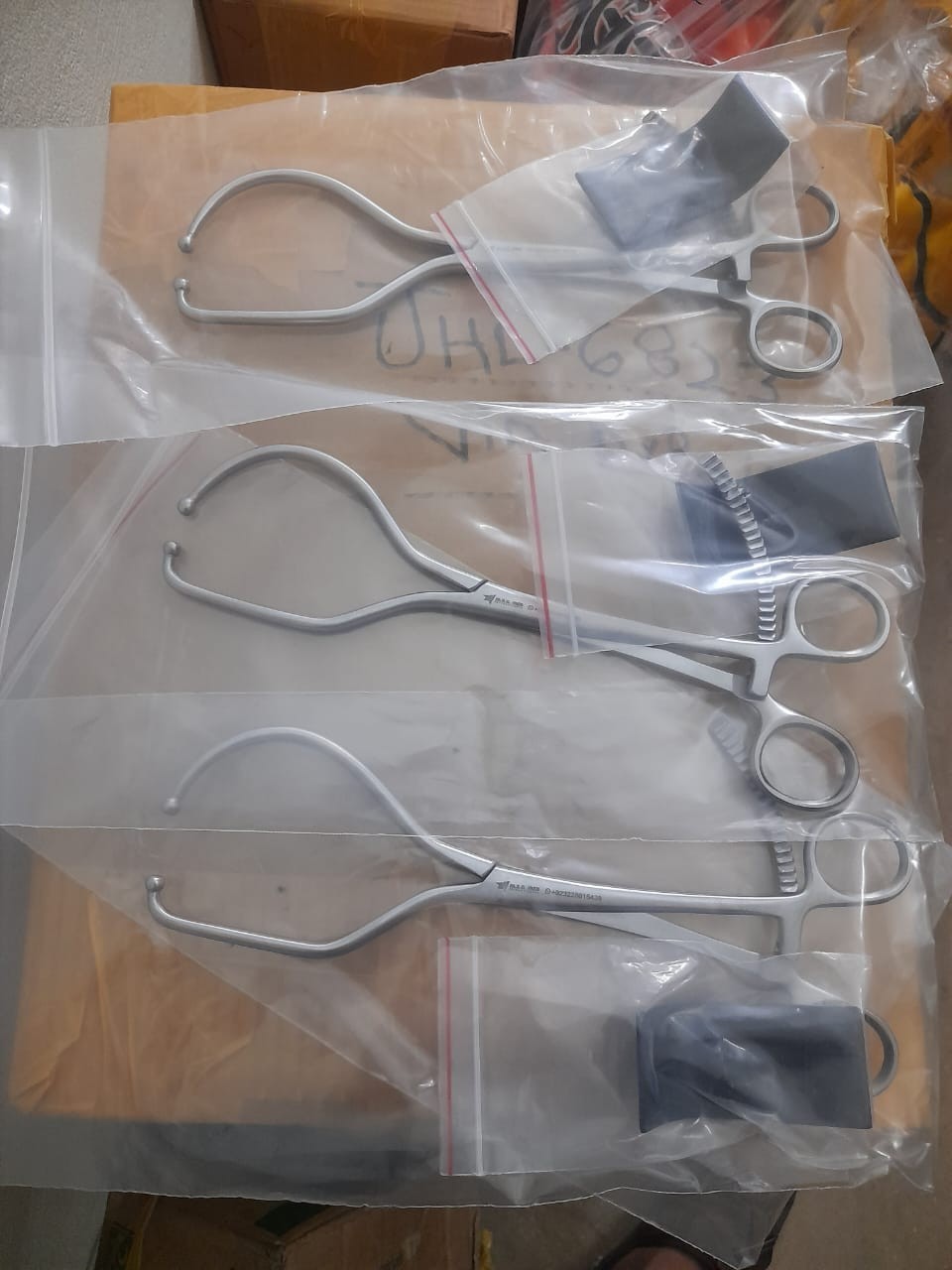 Soft Tissue Bone Reduction Forceps With Ball Tip 03.111.750 Stainless Steel Set