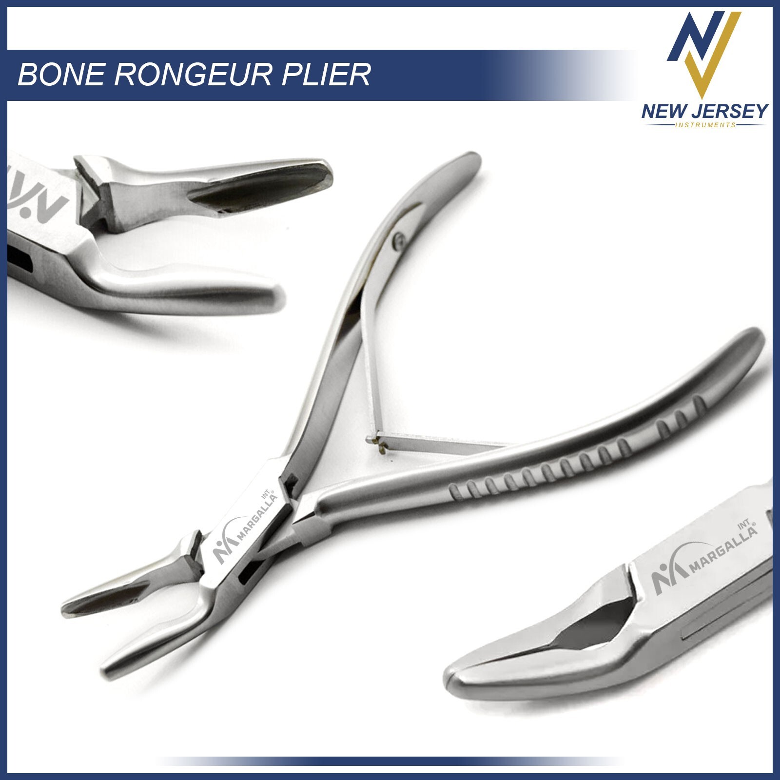 Orthopedic Friedman Bone Rongeur 6″ Forceps Tissue Trimming Surgical Vet Plier