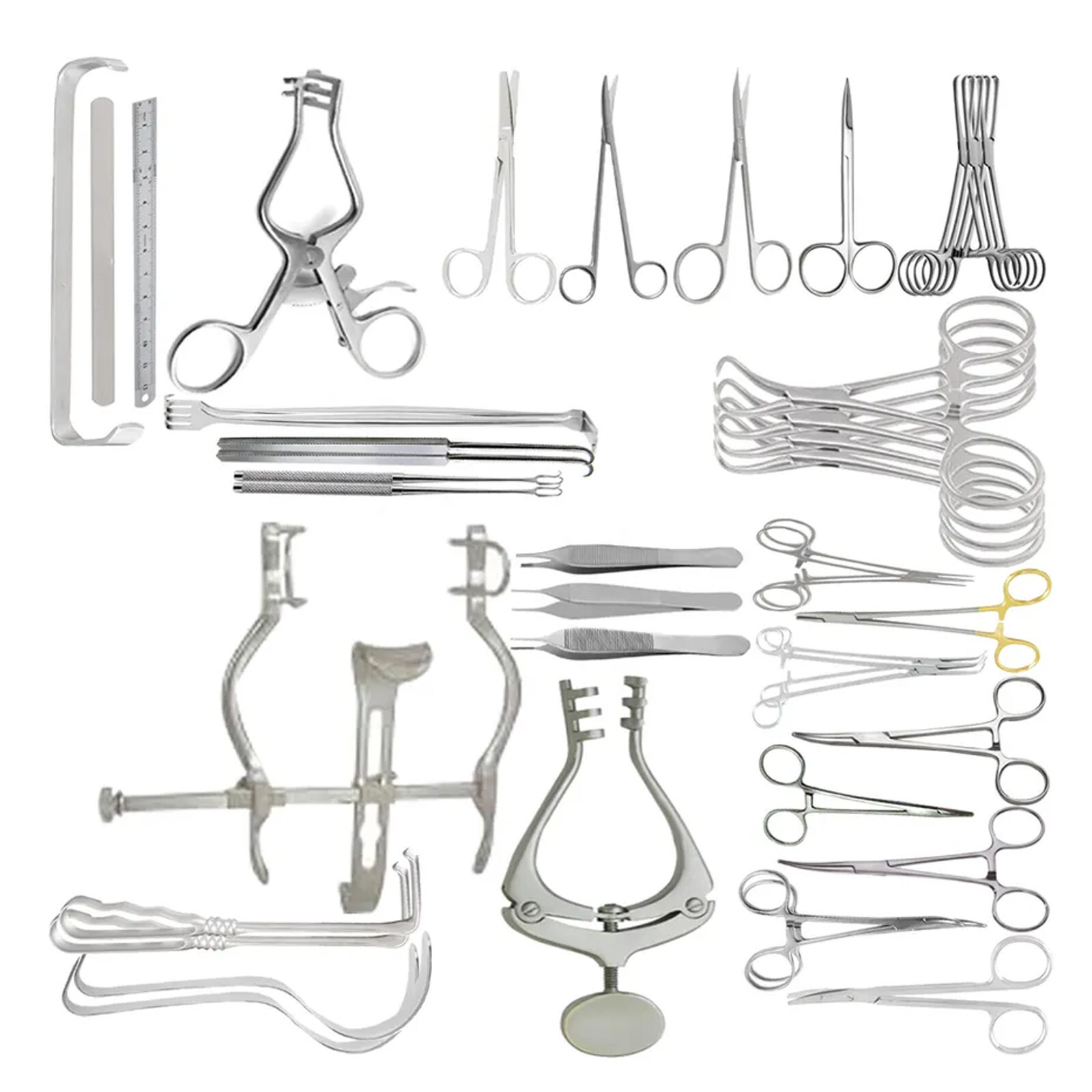 Pediatric Laparotomy Instruments Set of 51 Pcs Surgical Medical Instruments Set