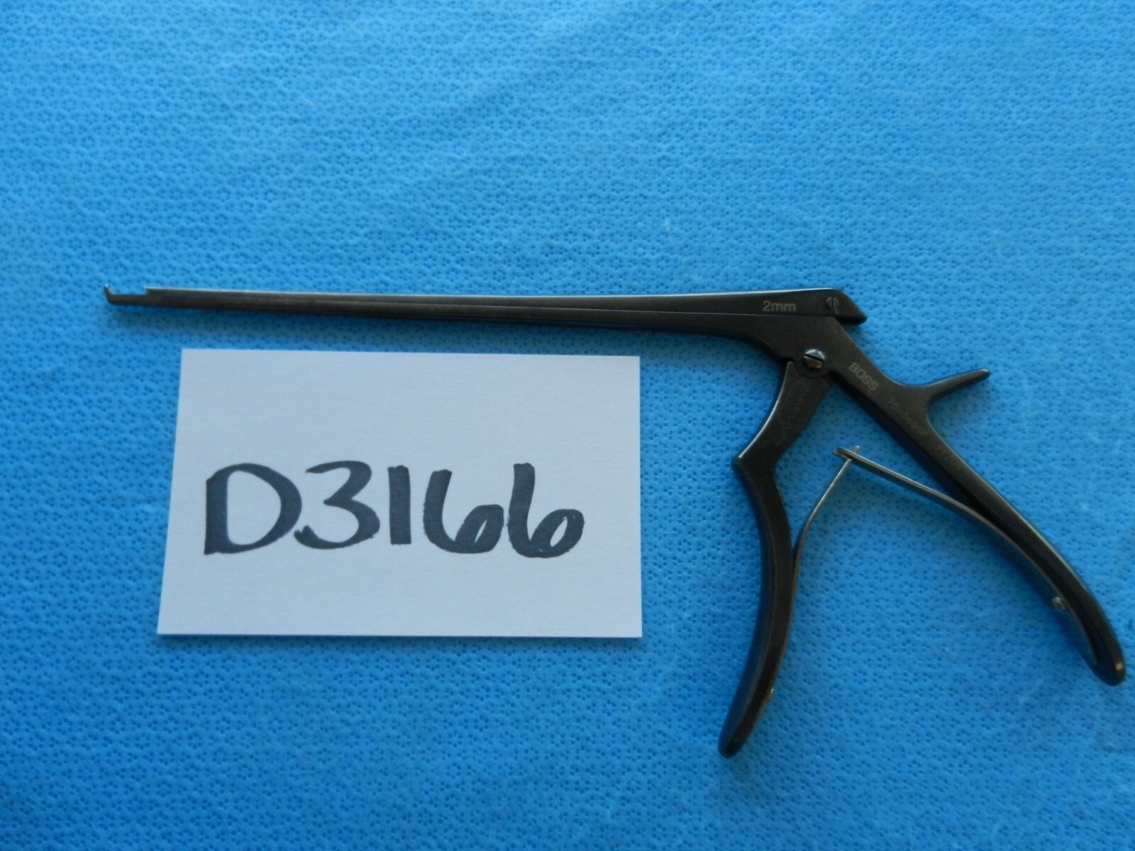 D3166 Boss Surgical Coated 2mm 40 Degree 8in Rongeur 70-0690P