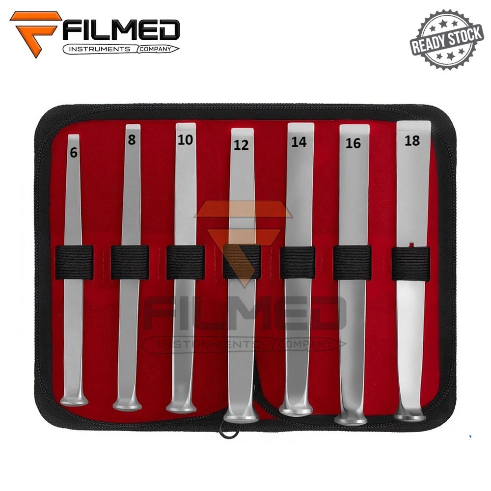 OR Grade 7 PC US Army Pattern Bone Chisel Set – Orthopedic Osteotome Instruments