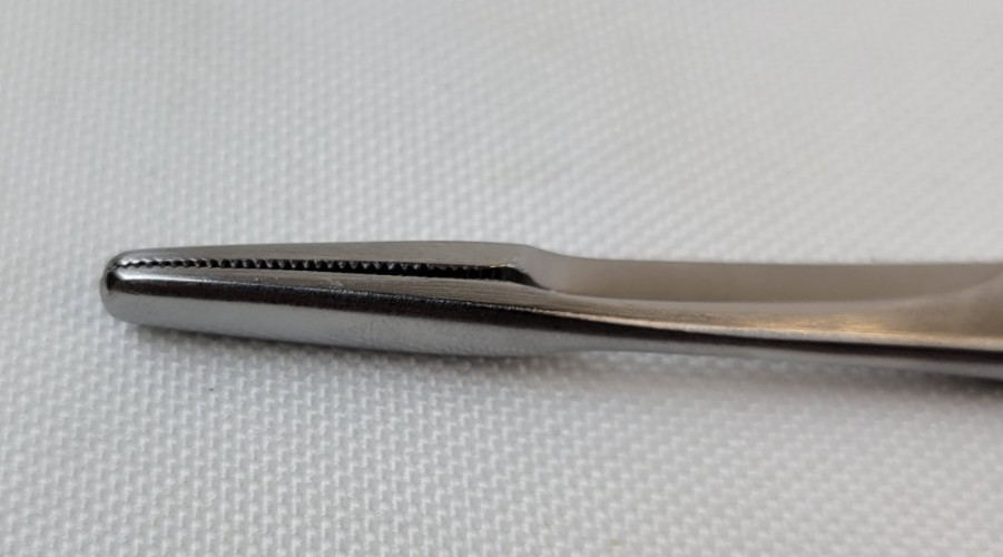Millennium 1-22300 Hartman Nasal Dressing Forceps, Serrated Tips, 7.25″, ENT