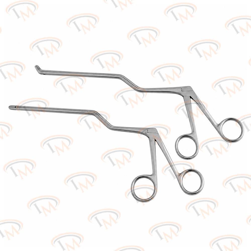 Cushing Disc Rongeur Bayonet Forceps Straight and Up 2,4 mm 6 PCs Set