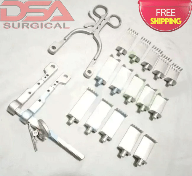 Caspar Cervical Neuro spine Retractors Complete instruments Set Orthopedic