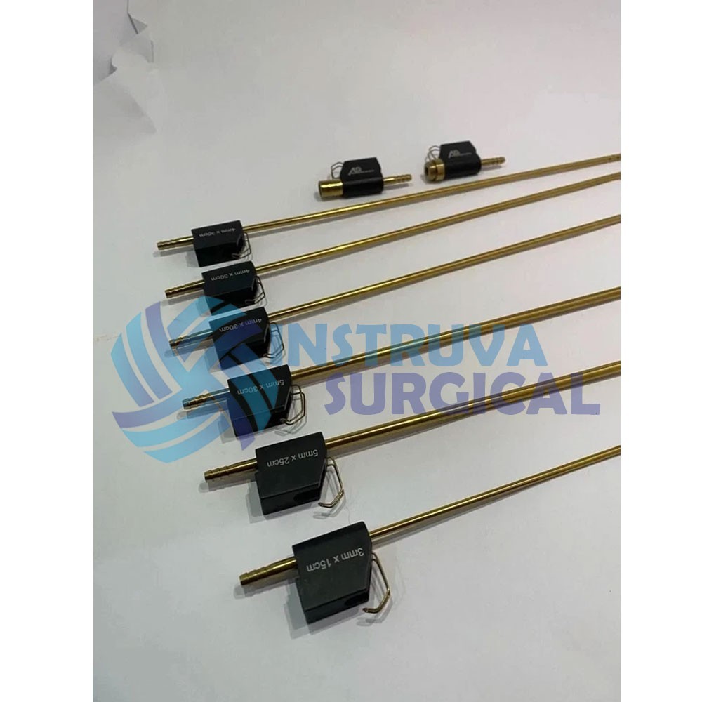 8Pcs MicroAire Type Pal Reusable Cannulas Liposuction Cannulas