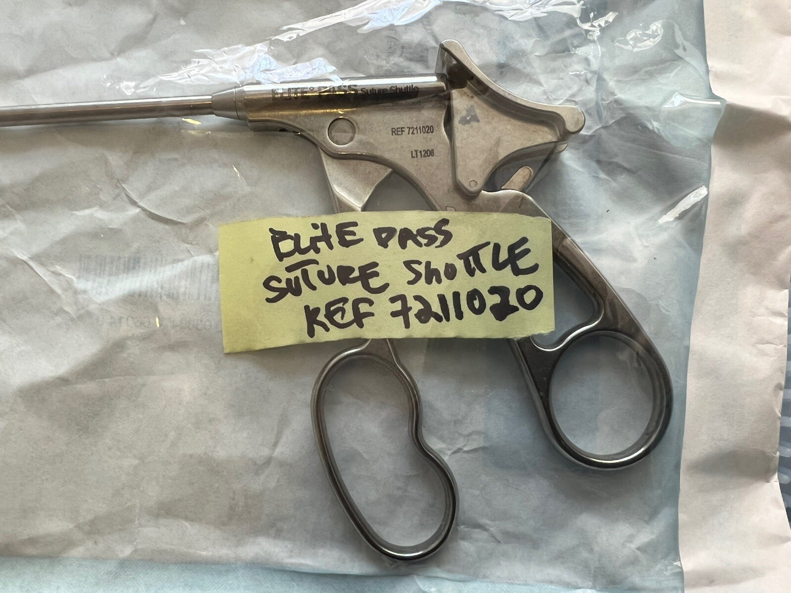 Smith & Nephew 7211020, Elite Pass Suture Shuttle with Ratchet, Excellent