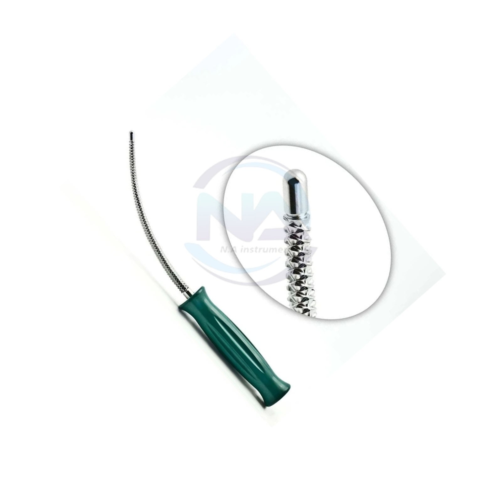 Unger Canal Finder Rasp 11 Inch Curved Phenolic Handle Surgical Instrument